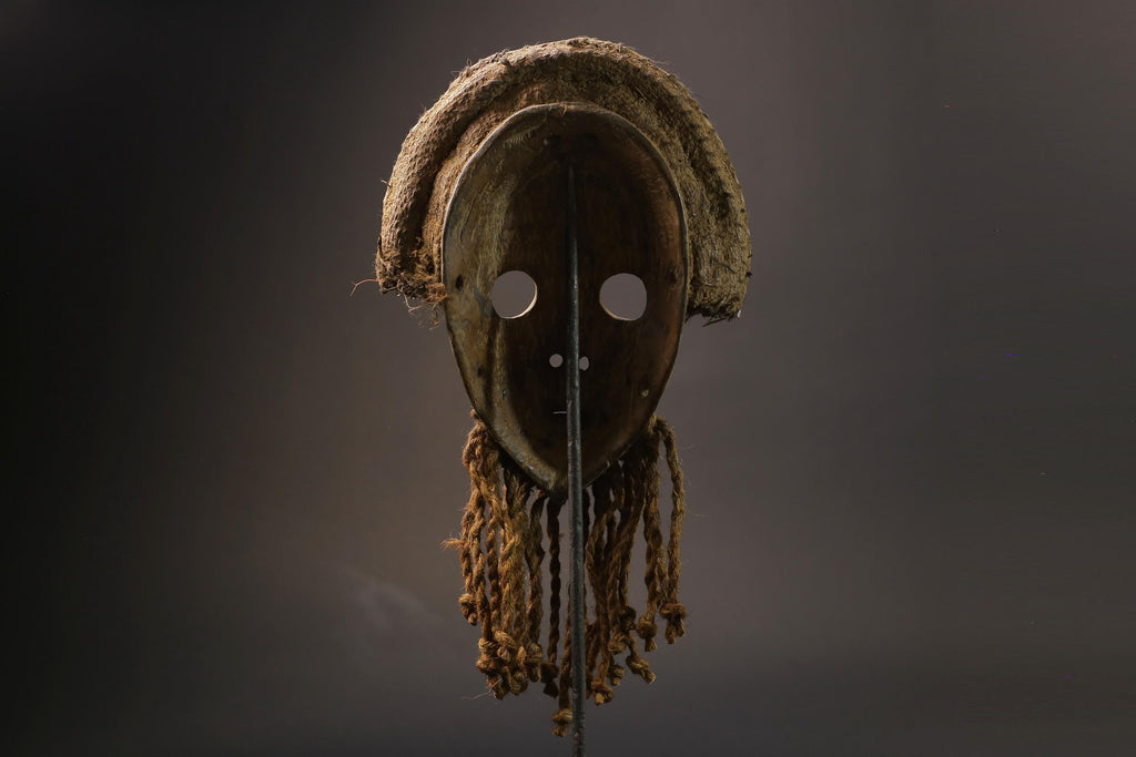 African Mask Face Tribal Wood Mask wooden Hanging Dan Mask Deangle Masks for wall-G2553