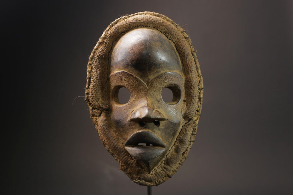African Mask Face Tribal Wood Mask Collectibles Home Decor Masque Dan Masks for wall-G2555