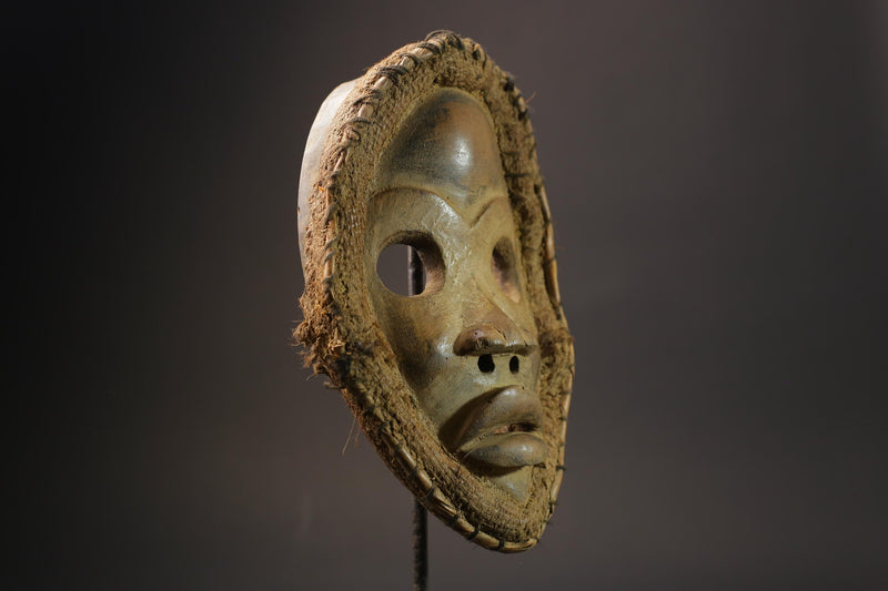 African Tribal Face Face Mask Handmade Sese Wood dan mask African Mask Masks for wall-G2560