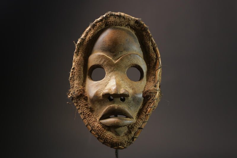 African Tribal Face Face Mask Handmade Sese Wood dan mask African Mask Masks for wall-G2560