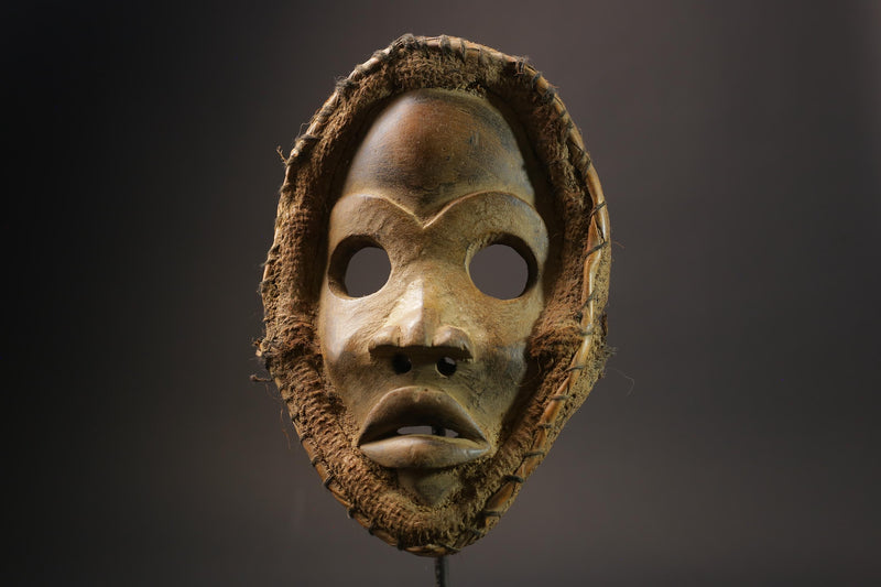 African Tribal Face Face Mask Handmade Sese Wood dan mask African Mask Masks for wall-G2560