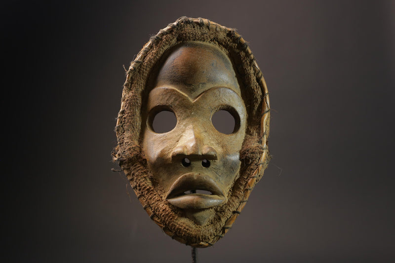 African Tribal Face Face Mask Handmade Sese Wood dan mask African Mask Masks for wall-G2560