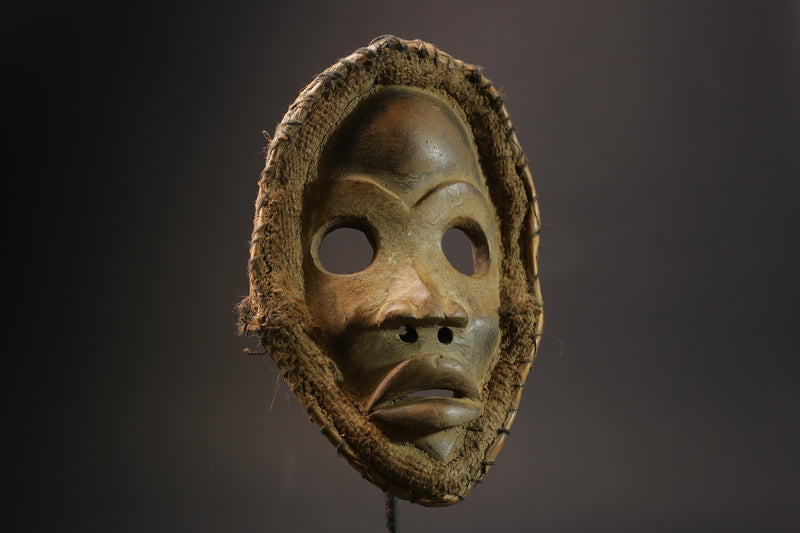 African Tribal Face Face Mask Handmade Sese Wood dan mask African Mask Masks for wall-G2560