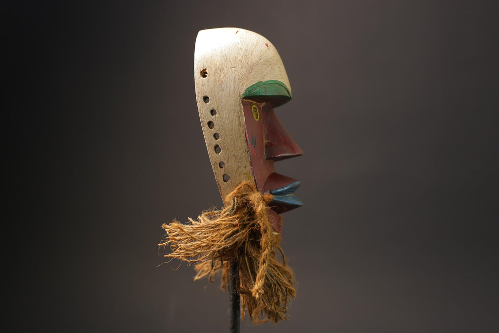 African Tribal Face Face Mask Handmade Sese Wood dan mask African Mask Masks for wall-G2562