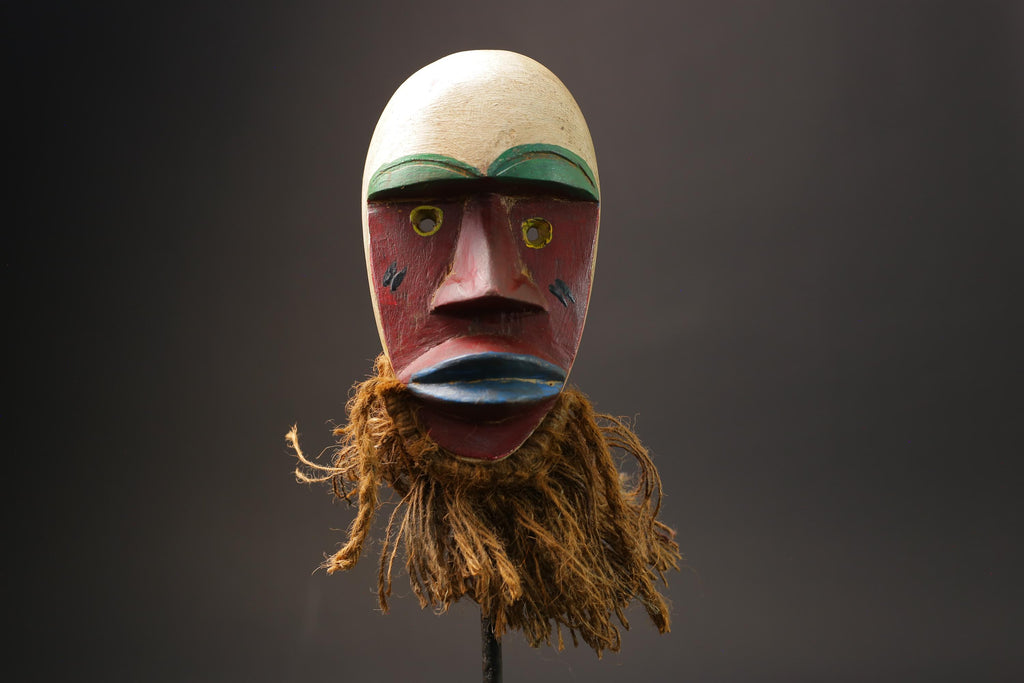 African Tribal Face Face Mask Handmade Sese Wood dan mask African Mask Masks for wall-G2562