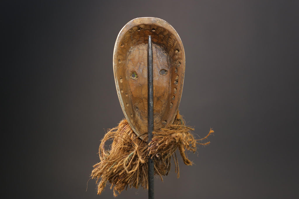 African Tribal Face Face Mask Handmade Sese Wood dan mask African Mask Masks for wall-G2562
