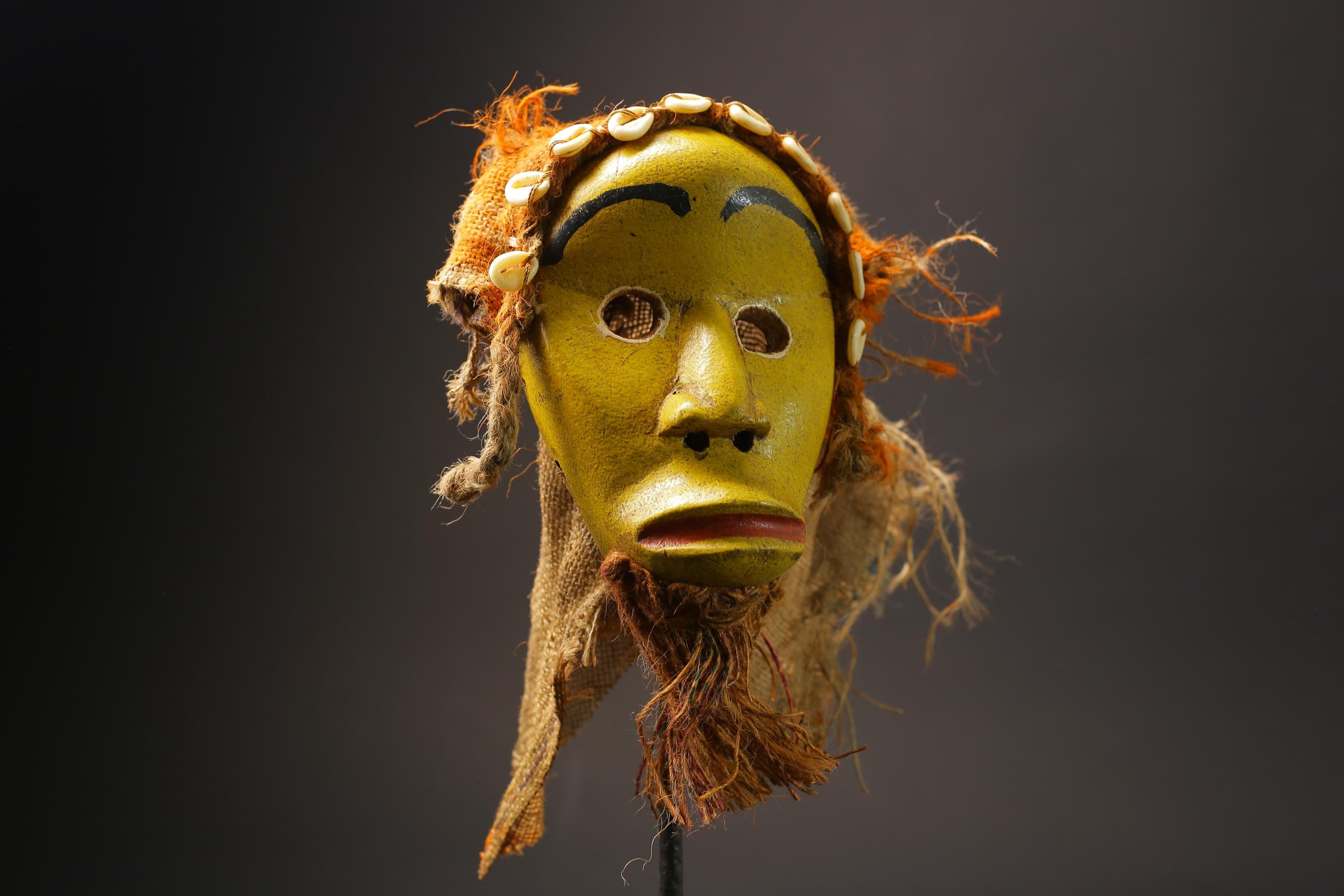 African Mask Face Tribal Wood Mask Collectibles Home Decor Masque Dan Masks for wall-G2563