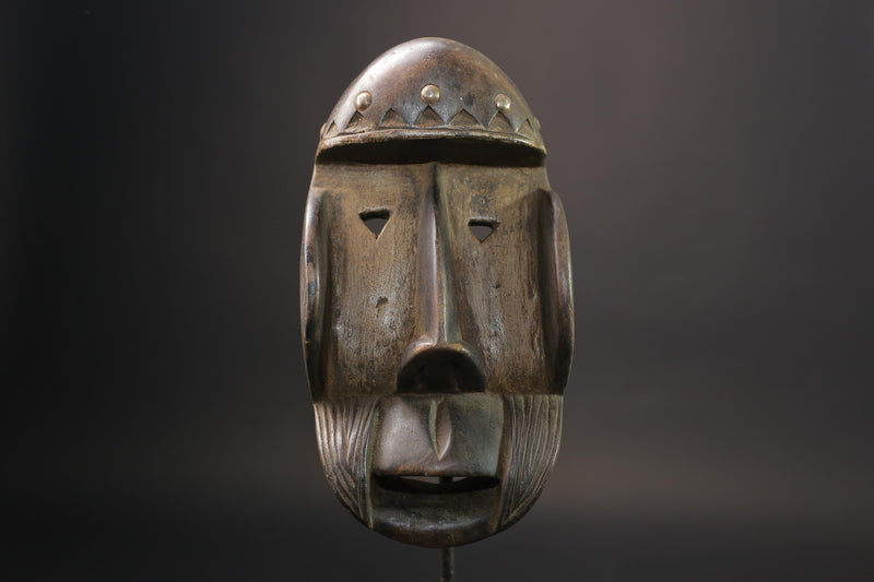 African wood mask antiques Wooden Wall Decoration Tribal Vintage Dan Masks for wall-4046