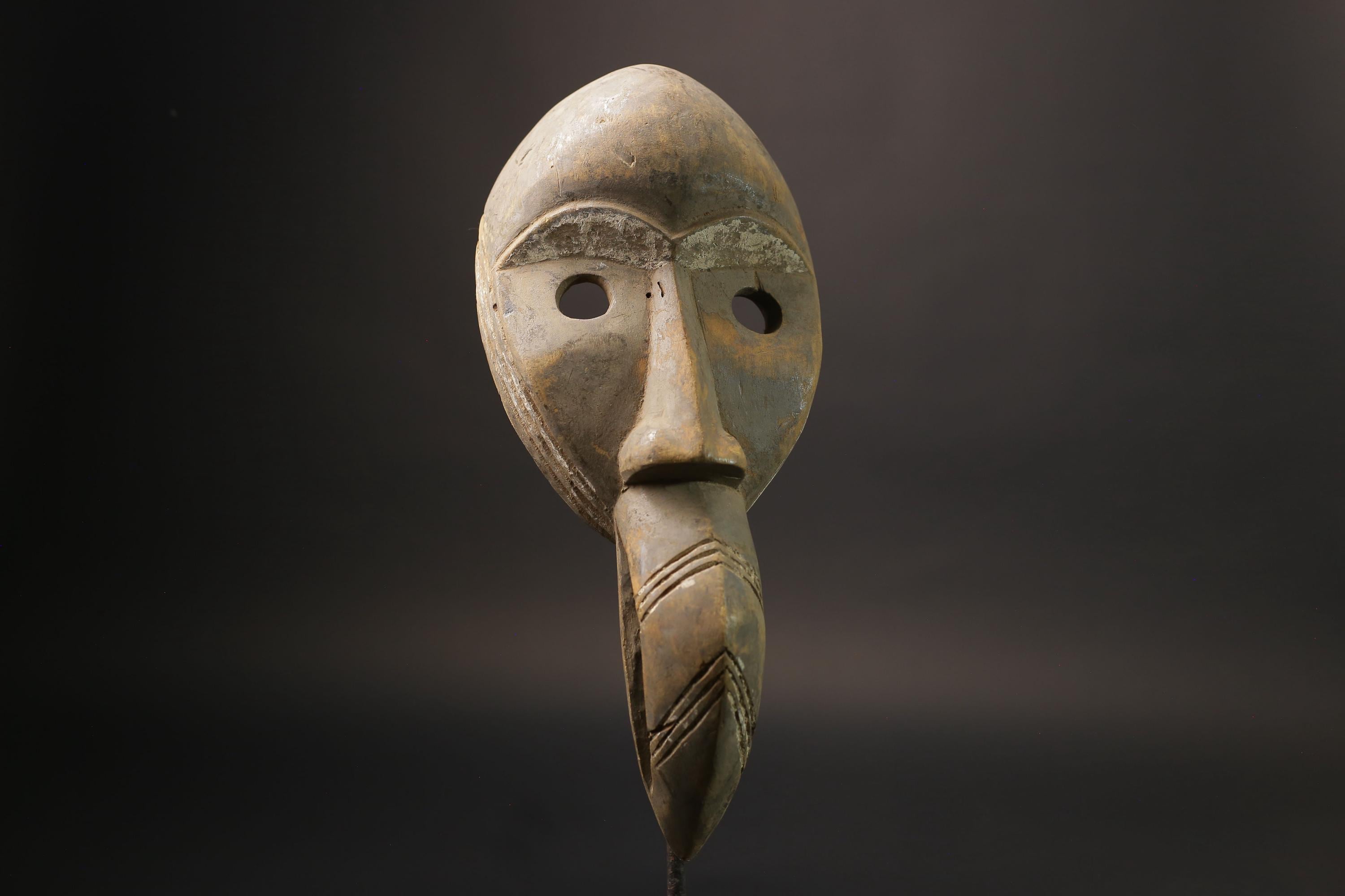 African art mask hand carved wooden wall decor tribe Vintage dan bird Masks for wall-5837