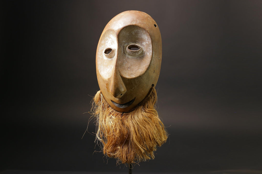 African Tribal Mask For African Wood Décor Decoration Lega Masks for wall-8721