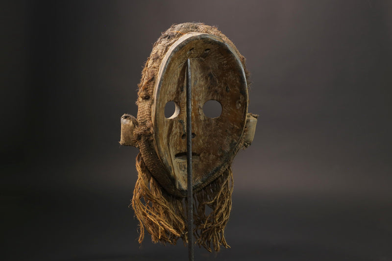 African wood mask antiques Hand Carved Vintage Wall Hanging Dan Mask Masks for wall-G2568