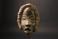 African Tribal Face Mask Wood Hand Carved Vintage Wall Hanging Dan mask wall mask-G2573