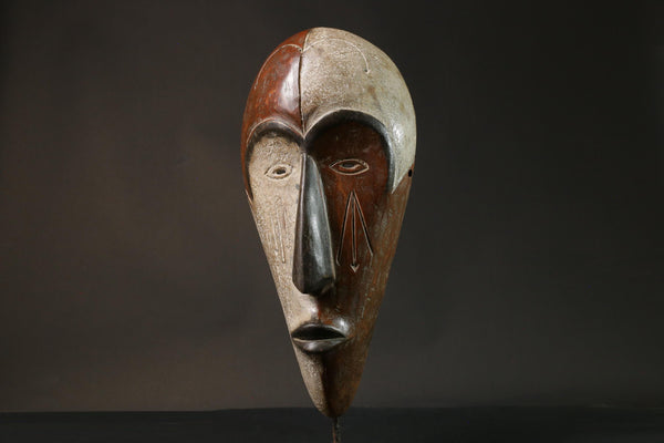 African mask African real figure vintage African masks for wall Masks Fang -G2809