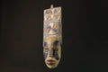 African Bobo Plank Masks Tribal Face Mask Wood Hand Carved Vintage Wall-4190