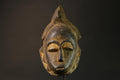 African mask Baule wood African real figure vintage African masks for wall-7491
