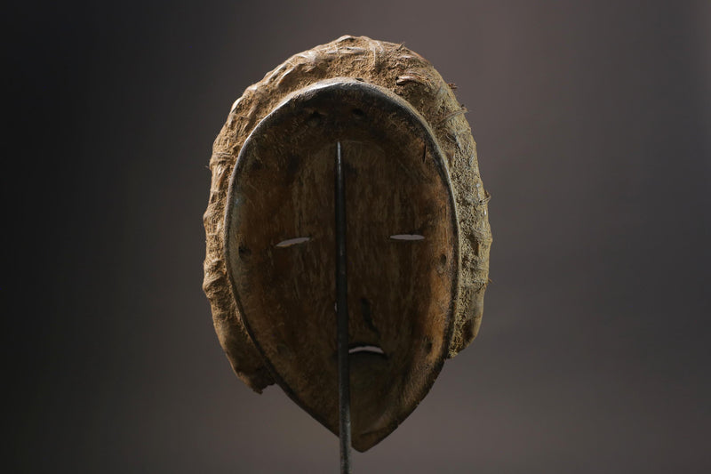 African Mask Carved Wood Tribal Mask vintage Carved Mask Dan Liberia Masks for wall-G2585