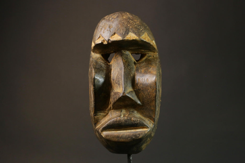 African wood Dan mask antiques Home Décor Hand Carved Dan Masks for wall-7499