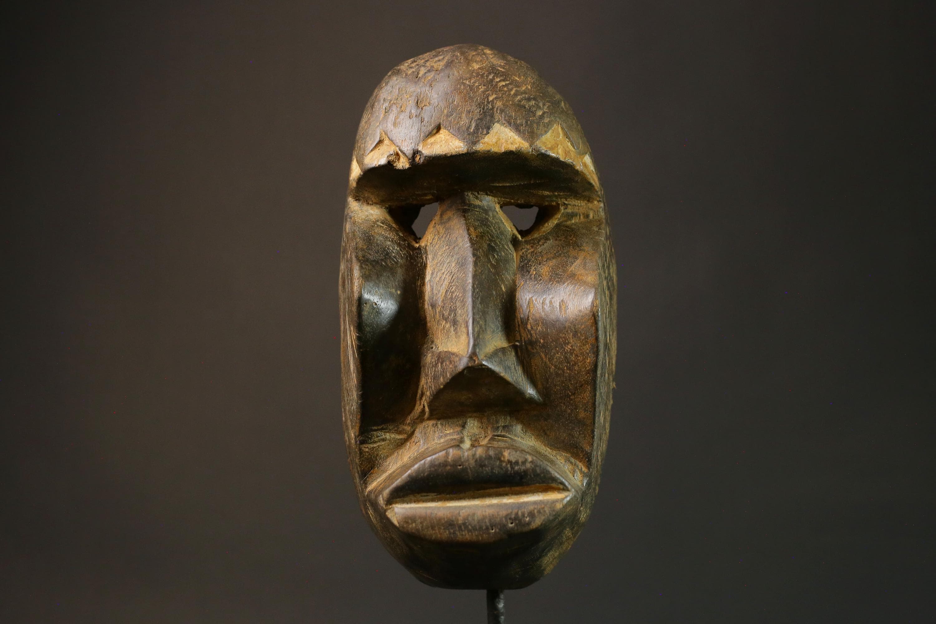 African wood Dan mask antiques Home Décor Hand Carved Dan Masks for wall-7499