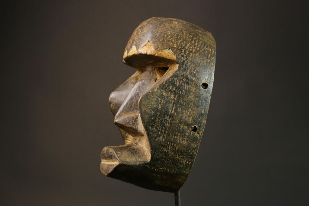 African wood Dan mask antiques Home Décor Hand Carved Dan Masks for wall-7499