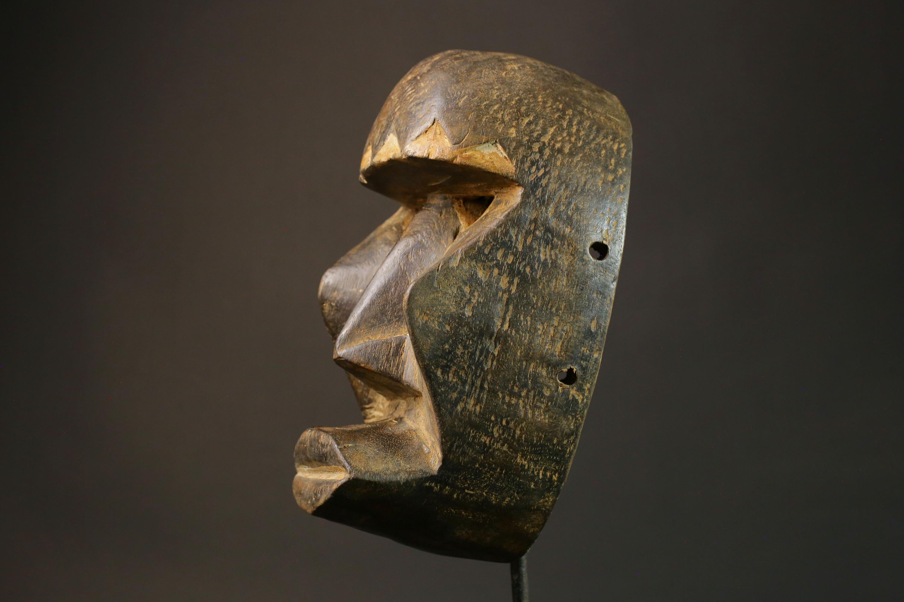 African wood Dan mask antiques Home Décor Hand Carved Dan Masks for wall-7499