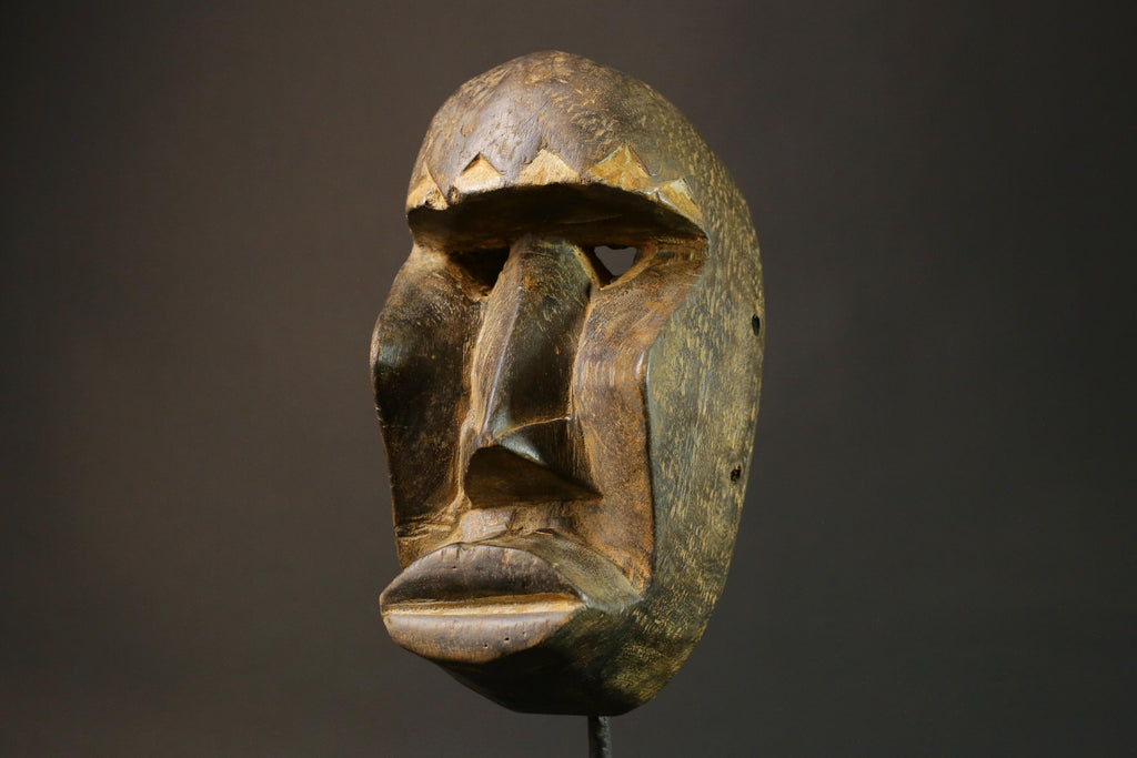 African wood Dan mask antiques Home Décor Hand Carved Dan Masks for wall-7499