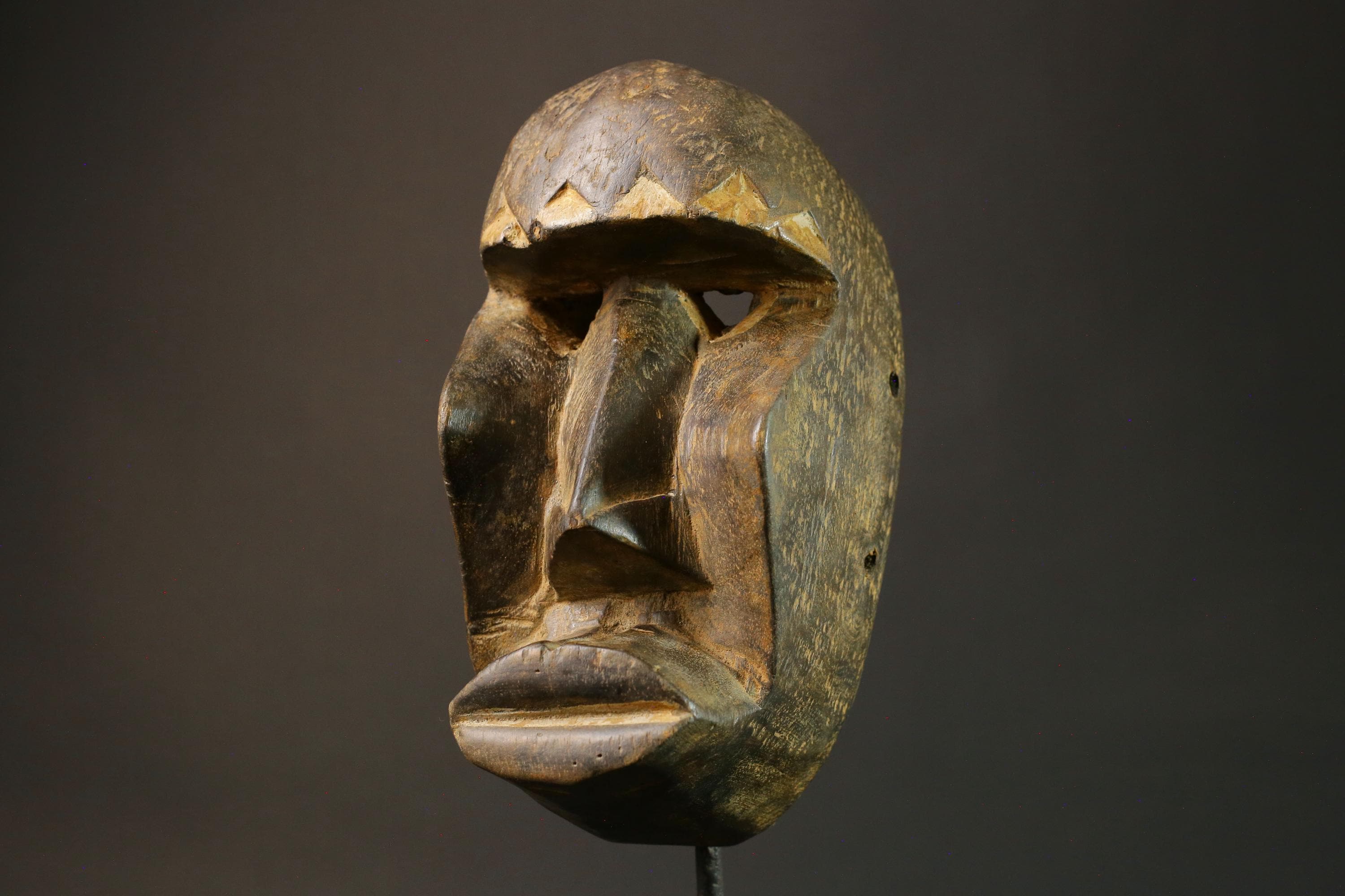 African wood Dan mask antiques Home Décor Hand Carved Dan Masks for wall-7499
