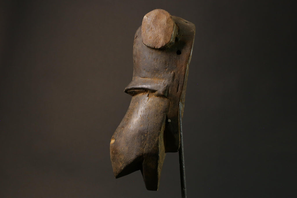 African Baule Monkey Antique African Masks Hand carved Wood Tribal Masks for wall-7496