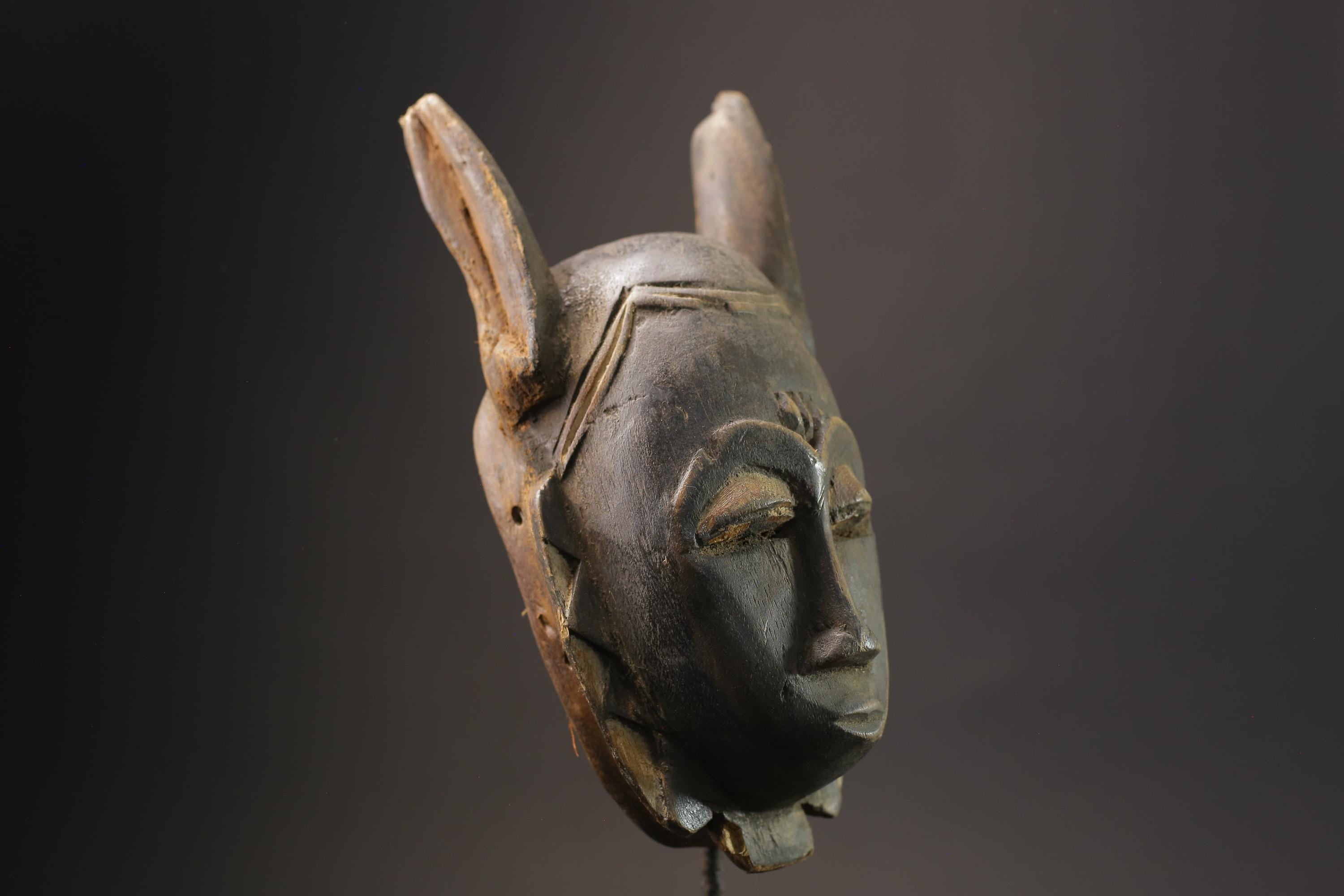 African wood mask Female Guru Vintage Tribal Handmade African Masks for wall-7219