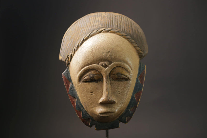 African wood mask antiques Mask Baule Antique Wall Hanging Home Decor Mask-7796