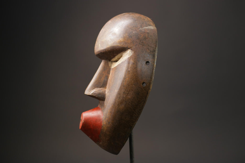 African Mask Wall Art Handmade Home Décor Dan Mask Côte D'ivoire Masks -7101