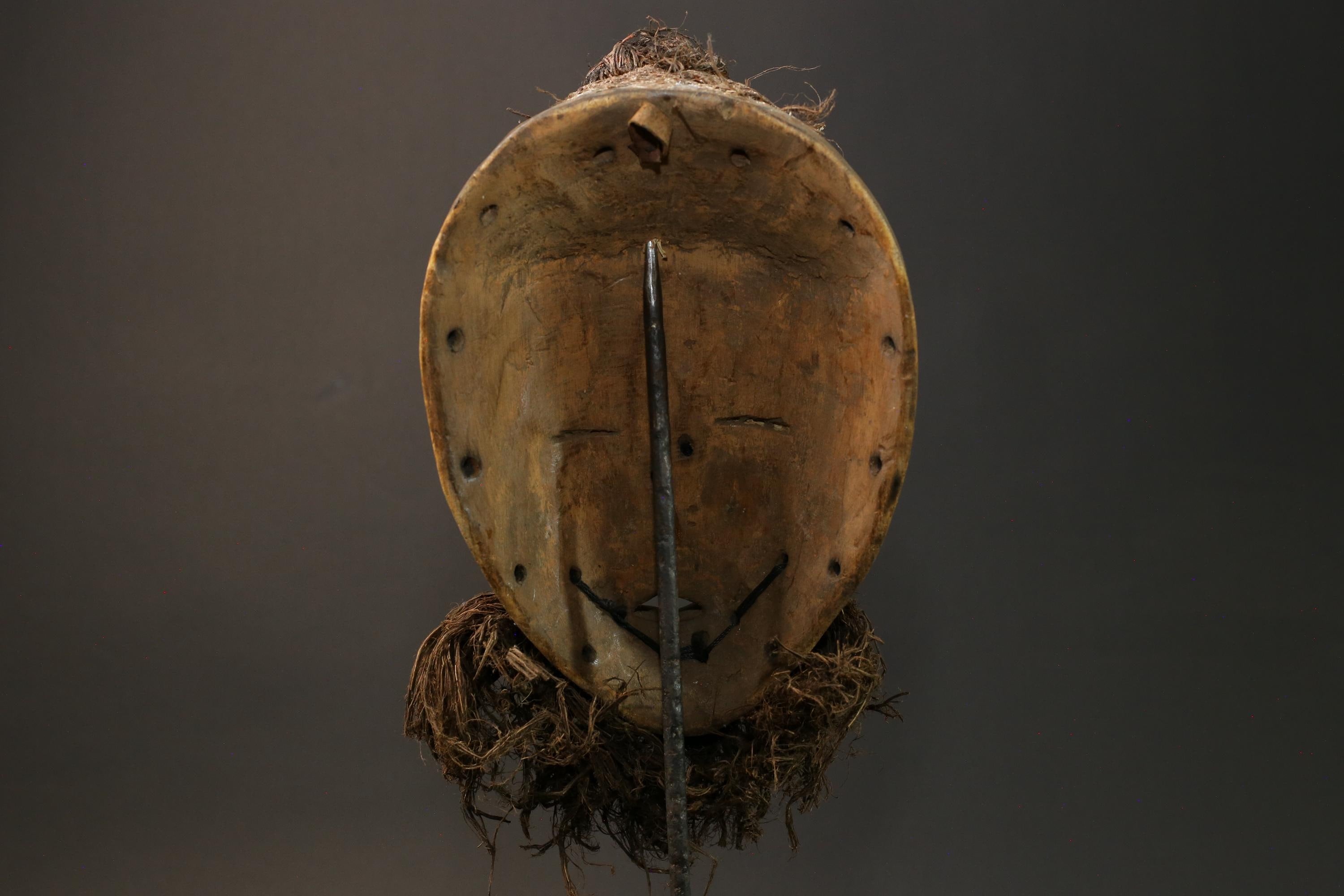 African mask wood African real figure vintage African masks Dan Tribe Masks-7576