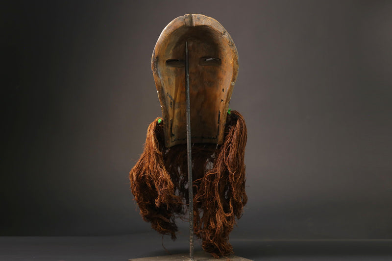 African wood mask Collectibles Home Decor Masque Songya Masks for wall-G2615