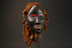 African Tribal Wooden Hand Mask Wood Dan Wooden dan mano mask-G2839