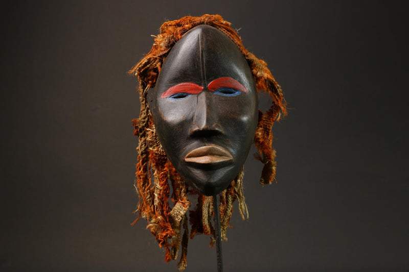 African Tribal Wooden Hand Mask Wood Dan Wooden dan mano mask-G2839