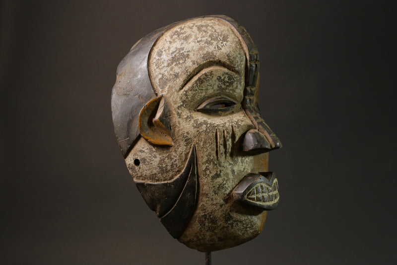 African Begs Mask From Wood Igbo Tribes Vintage Igbo Masks for wall-8938