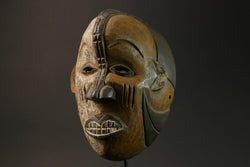 African Begs Mask From Wood Igbo Tribes Vintage Igbo Masks for wall-8938