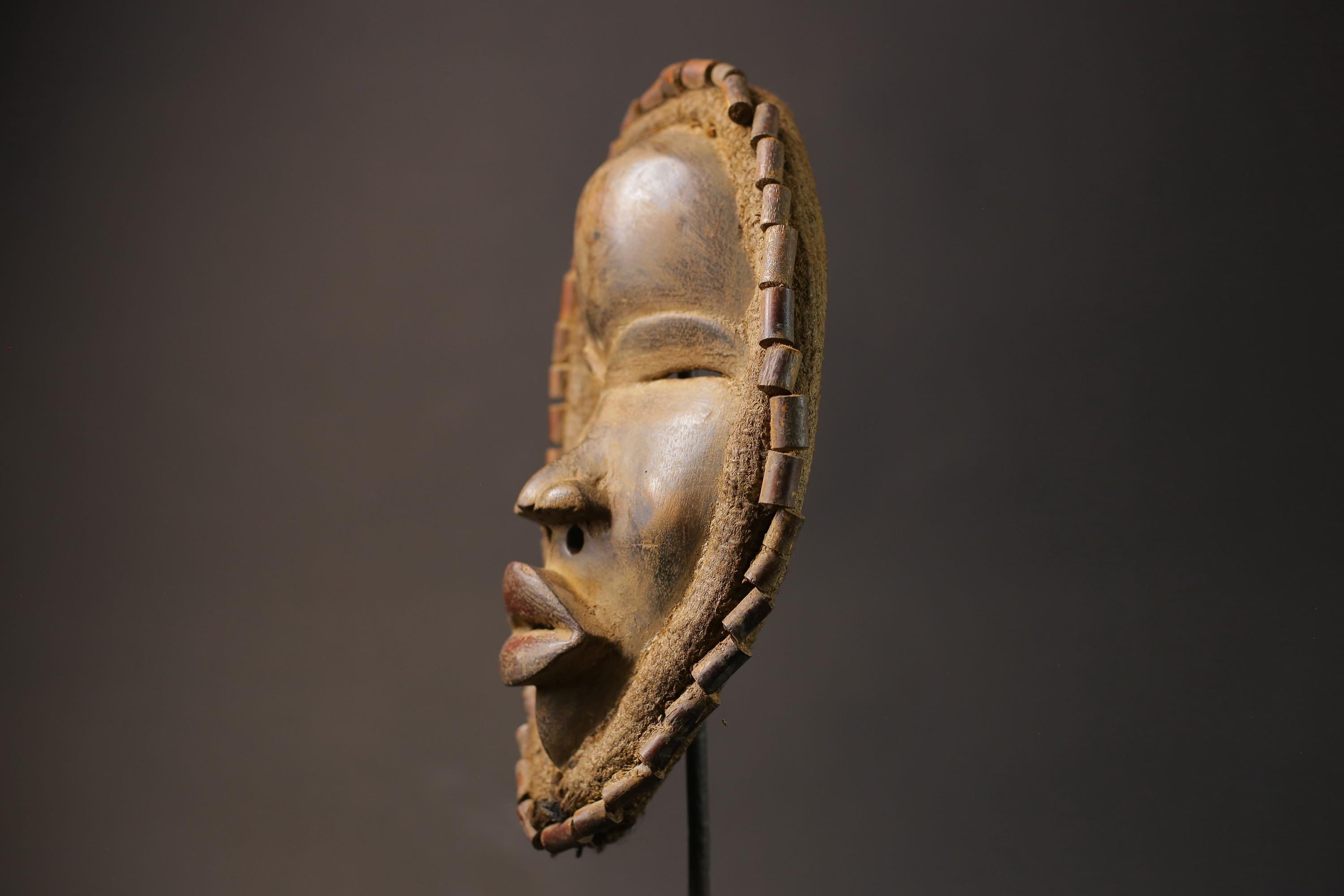 African wood antiques mask antiques Dan Déangle Wood Masks for wall-G2636