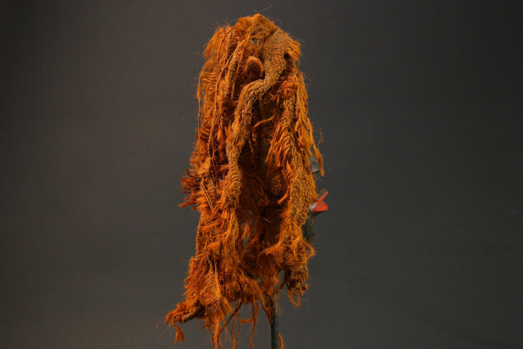 African wood mask antiques Dan Kran also Dan Ngere or Dan Masks for wall-G2873