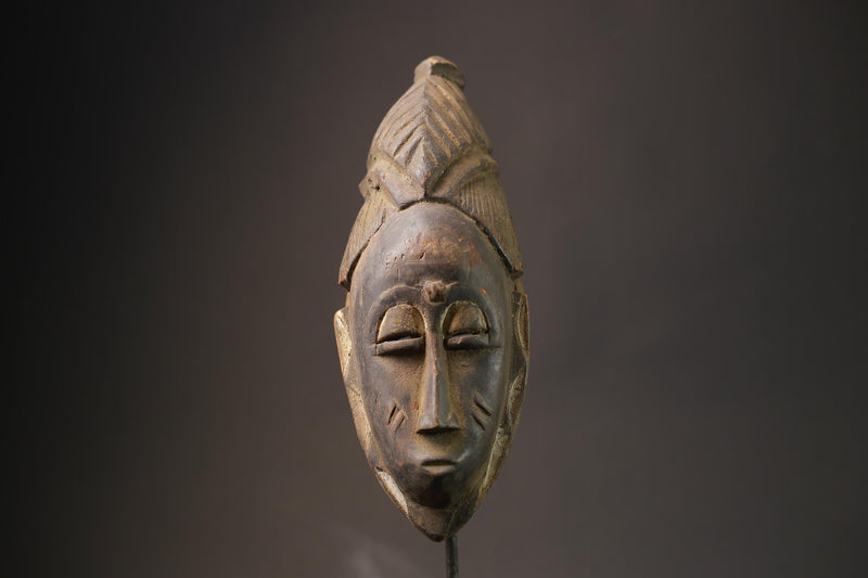 African Mask Home Décor Zaouli Guro Côte d'Ivoire Wall Hanging Primitive Masks for wall-7817