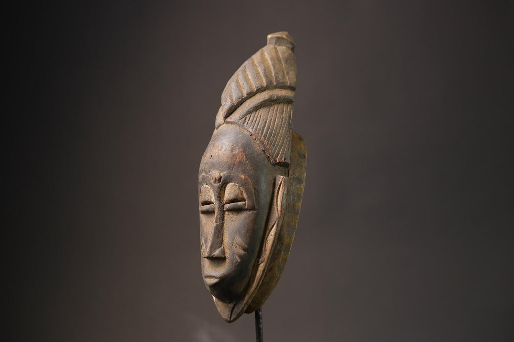 African Mask Home Décor Zaouli Guro Côte d'Ivoire Wall Hanging Primitive Masks for wall-7817