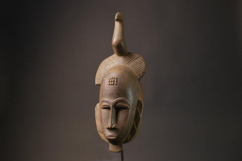 African wood mask antiques figure Guro Baule Mask Guro Masks for wall-4082