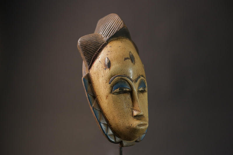 African wood mask antiques Hand Carved Antique tribal african masks Guro Masks for wall- 4081