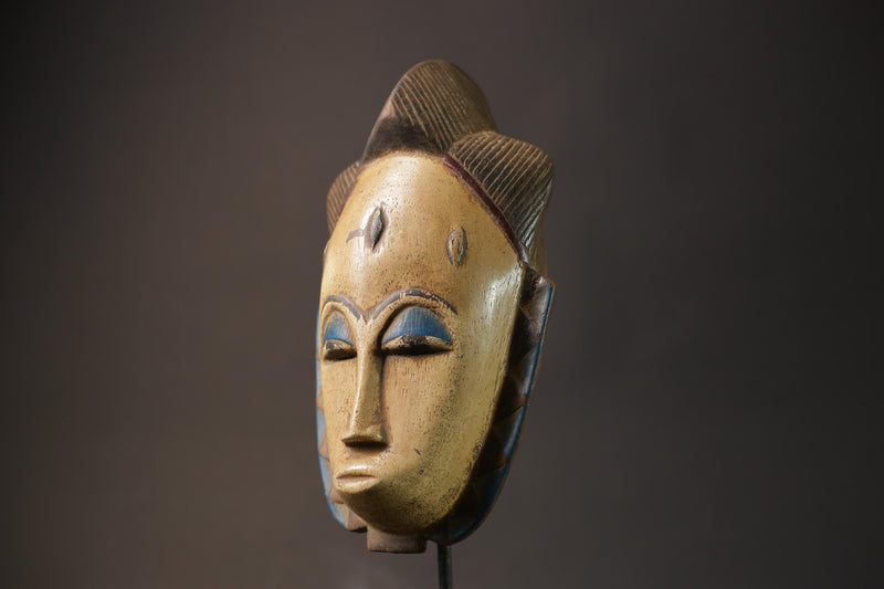 African wood mask antiques Hand Carved Antique tribal african masks Guro Masks for wall- 4081