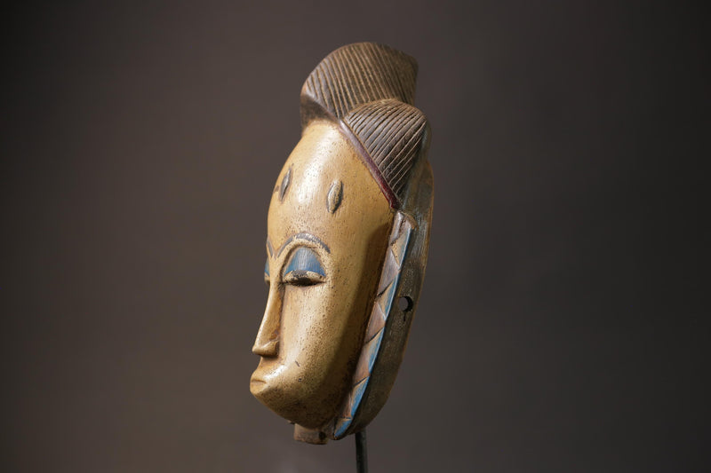 African wood mask antiques Hand Carved Antique tribal african masks Guro Masks for wall- 4081