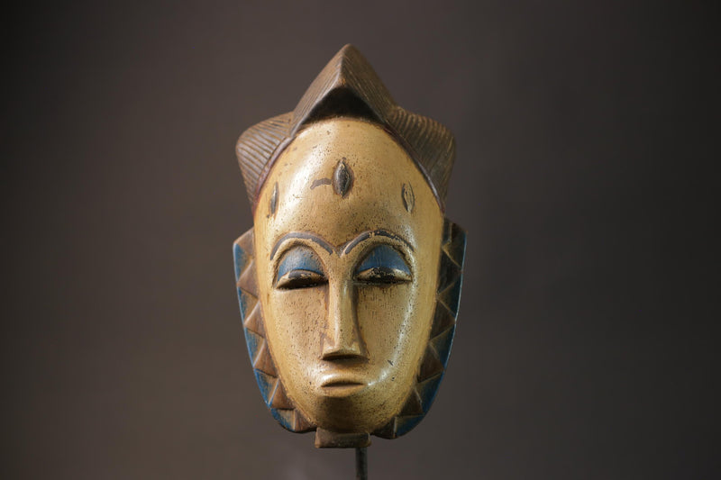 African wood mask antiques Hand Carved Antique tribal african masks Guro Masks for wall- 4081