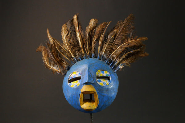 African wood mask Ghana antiques Home Décor Hand Carved Masks for wall-G1268