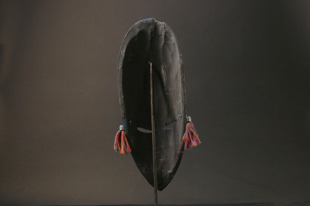 African mask wood Ghana African real figure vintage African masks for wall-6098