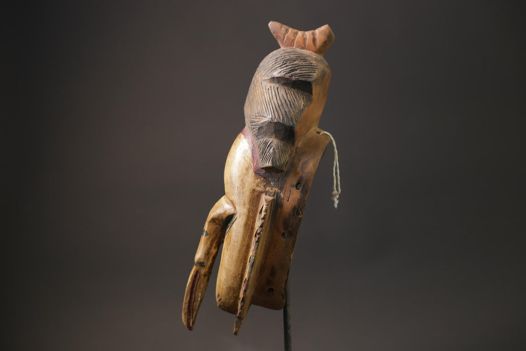African wood mask antiques Tribal Mask Wall Hanging Primitive Art Guro Masks for wall-G2647