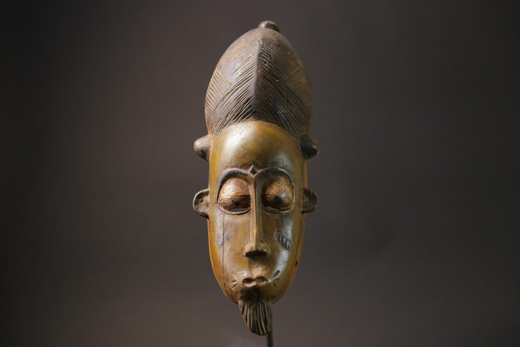 African mask Decorative Carved Mask Wood Wall Hanging Gu Mask Masks for wall-G2653