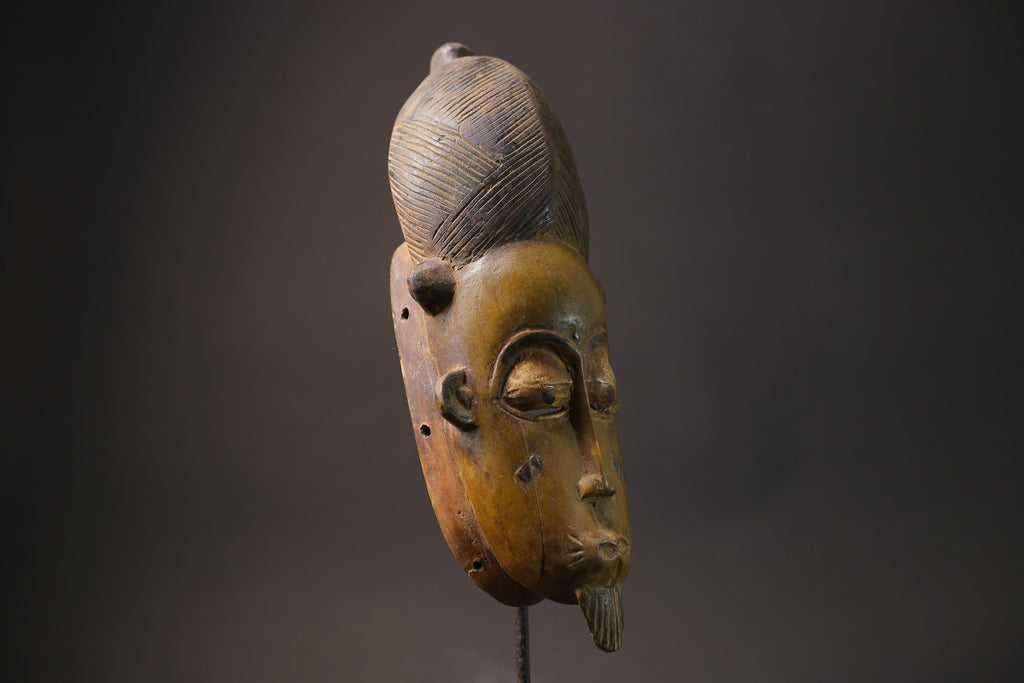 African mask Decorative Carved Mask Wood Wall Hanging Gu Mask Masks for wall-G2653